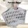 Artiss Large Foldable Laundry Basket Hamper, 49x36x39cm Grey Plastic, Ventilated, Lightweight, Easy Carry Handle