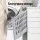 Artiss Large Foldable Laundry Basket Hamper, 49x36x39cm Grey Plastic, Ventilated, Lightweight, Easy Carry Handle