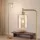 Artiss Modern Industrial Floor Lamp with Clear Glass Shade Gold Metal E27 Foot Switch Bulb Not Included