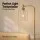 Artiss Modern Industrial Floor Lamp with Clear Glass Shade Gold Metal E27 Foot Switch Bulb Not Included