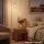 Artiss Modern Industrial Floor Lamp with Clear Glass Shade Gold Metal E27 Foot Switch Bulb Not Included