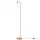Artiss Modern Industrial Floor Lamp with Clear Glass Shade Gold Metal E27 Foot Switch Bulb Not Included
