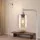 Artiss Modern Industrial Floor Lamp with Clear Glass Shade Silver Metal Standing Light Foot Switch (Bulb Not Included)