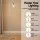Artiss Modern Industrial Floor Lamp with Clear Glass Shade Silver Metal Standing Light Foot Switch (Bulb Not Included)