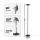 Artiss 178cm 2-in-1 LED Floor Lamp with Galaxy Projector Remote RGB Aurora 4 CCT 1400lm Brightness Adjust