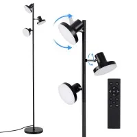 Artiss 3-Head RGB LED Floor Lamp Colour Changing 168.5cm with Remote and Stepless Dimming Adjustable Heads