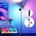 Artiss 3-Head RGB LED Floor Lamp Colour Changing 168.5cm with Remote and Stepless Dimming Adjustable Heads