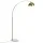Artiss Modern Arched Floor Lamp in Gold Brass with Adjustable Height and Marble Base for Living Room, 167cm Tall