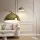 Artiss Modern Arched Floor Lamp in Gold Brass with Adjustable Height and Marble Base for Living Room, 167cm Tall