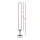 Artiss RGB LED Floor Lamp 118cm Remote Control Corner Light Stand, APP Control, Adjustable Brightness, Aluminium