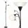 Artiss Floor Lamp Mother and Child Black Metal 180cm Adjustable Reading Light for Living Room, Bedroom, Office