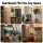 Artiss Floor Lamp Mother and Child Black Metal 180cm Adjustable Reading Light for Living Room, Bedroom, Office