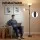 Artiss Floor Lamp Mother and Child Black Metal 180cm Adjustable Reading Light for Living Room, Bedroom, Office
