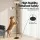 Artiss Floor Lamp Mother and Child Black Metal 180cm Adjustable Reading Light for Living Room, Bedroom, Office