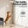 Artiss Floor Lamp Mother and Child Silver Metal 180cm Modern Reading Light with Adjustable Arm and Stable Base