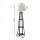 Artiss 3-Tier Shelf Floor Lamp, 158cm, White, MDF & Fabric, Storage LED Stand for Bedroom, Living Room, E27 Compatible