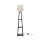 Artiss 3-Tier Shelf Floor Lamp, 158cm, White, MDF & Fabric, Storage LED Stand for Bedroom, Living Room, E27 Compatible
