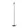 Artiss Modern Black Floor Lamp with Glass Shade, Metal Stand, Foot Switch, 161cm Height for Living Room & Office
