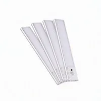 Artiss 4-Pack 20cm Magnetic LED Motion Sensor Cabinet Lights, Dim-able 5-Colour Type-C Rechargeable