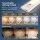 Artiss 4-Pack 20cm Magnetic LED Motion Sensor Cabinet Lights, Dim-able 5-Colour Type-C Rechargeable