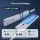 Artiss 4-Pack 20cm Magnetic LED Motion Sensor Cabinet Lights, Dim-able 5-Colour Type-C Rechargeable
