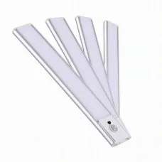 Artiss 25cm Magnetic LED Motion Sensor Under Cabinet Lights 4-Pack, 5-Colour Dim-able Rechargeable