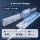 Artiss 25cm Magnetic LED Motion Sensor Under Cabinet Lights 4-Pack, 5-Colour Dim-able Rechargeable
