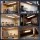 Artiss 25cm Magnetic LED Motion Sensor Under Cabinet Lights 4-Pack, 5-Colour Dim-able Rechargeable