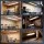 Artiss 4-Pack Magnetic LED Motion Sensor Cabinet Lights 30cm Dim-able 5-Colour Type-C Rechargeable