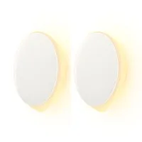 AIPOWER USB‑C Rechargeable Motion Sensor Night Light 2 Pack Slim Magnetic Mount LEDs | 3 Modes 120° Detection