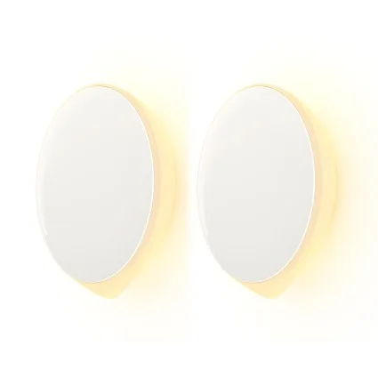 AIPOWER USB‑C Rechargeable Motion Sensor Night Light 2 Pack Slim Magnetic Mount LEDs | 3 Modes 120° Detection