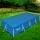 Bestway 58017 Pool Cover for 4.0 x 2.11m Above Ground Pools PE PVC with Drainage Holes and Rope Ties