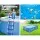 Bestway 58017 Pool Cover for 4.0 x 2.11m Above Ground Pools PE PVC with Drainage Holes and Rope Ties