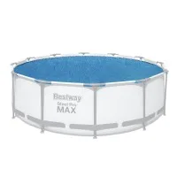 Bestway Solar Pool Cover 3.66m Round Above Ground Swimming Pool Blanket for Frame Inflatable and Steel Wall Pools