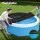 Bestway 2.44m Pool Cover – Durable PVC, UV-Resistant, with Rope Ties & Drain Holes for Above-Ground Pools