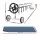 Aqua Buddy 10x4m 600 Micron Solar Pool Cover with Adjustable Aluminium Roller, Blue/Black, Fits Pools up to 5.55m
