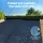 Aqua Buddy 10x4m 600 Micron Solar Pool Cover with Adjustable Aluminium Roller, Blue/Black, Fits Pools up to 5.55m
