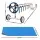 Aqua Buddy 600 Micron Solar Pool Cover 10.5x4.2m with 5.55m Aluminium Roller - Durable, Heat-Boosting, Eco-Friendly
