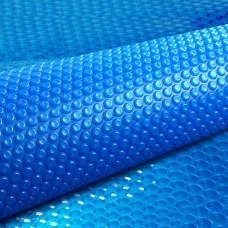 Aqua Buddy 11x4.8m Solar Pool Cover - 500 Micron Blue Blanket, Durable Heat Distribution, 5-Year Warranty