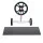 Aqua Buddy 11x4.8m 600 Micron Black Solar Pool Cover with 5.55m Adjustable Aluminium Roller, UV Resistant Blanket