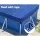 Aqua Buddy Pool Cover, PE Material, 2m x 3m, Blue, UV-Resistant Above-Ground Blanket with Ropes & Drainage Holes