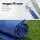 Aqua Buddy 3.66m Round Pool Cover - Durable UV Resistant PE Material, Blue, with Drainage Holes and Anchoring Ropes