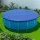Aqua Buddy 3.66m Round Pool Cover - Durable UV Resistant PE Material, Blue, with Drainage Holes and Anchoring Ropes