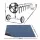 Aqua Buddy Solar Pool Cover & Roller Set - 600 Micron, 6.5x3m, Aluminium, Black/Blue, UV Resistant, 5-Year Warranty