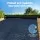 Aquabuddy Solar Pool Cover 6.5m x 3m 500 Micron with Adjustable 4m Roller Blue and Black Bubble Blanket