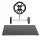 Aquabuddy 500 Micron Solar Pool Cover 6.5m x 3m with Adjustable Aluminium Roller Black