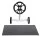 Aquabuddy 600 Micron Solar Pool Cover 8x4.2m with 5.55m Adjustable Roller Bubble Blanket Black