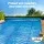 Aqua Buddy 600 Micron Solar Pool Cover & Roller Set, 8x4.2m, Aluminium Construction, Reduces Evaporation & Saves Energy