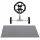 Aquabuddy 600 Micron Solar Pool Cover 9.5m x 5m with Aluminium Roller Blue and Silver