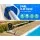 Aqua Buddy 4m Adjustable Aluminium Pool Cover Roller with Anodised Alloy Stands & Non-Slip Wheel for Easy Operation